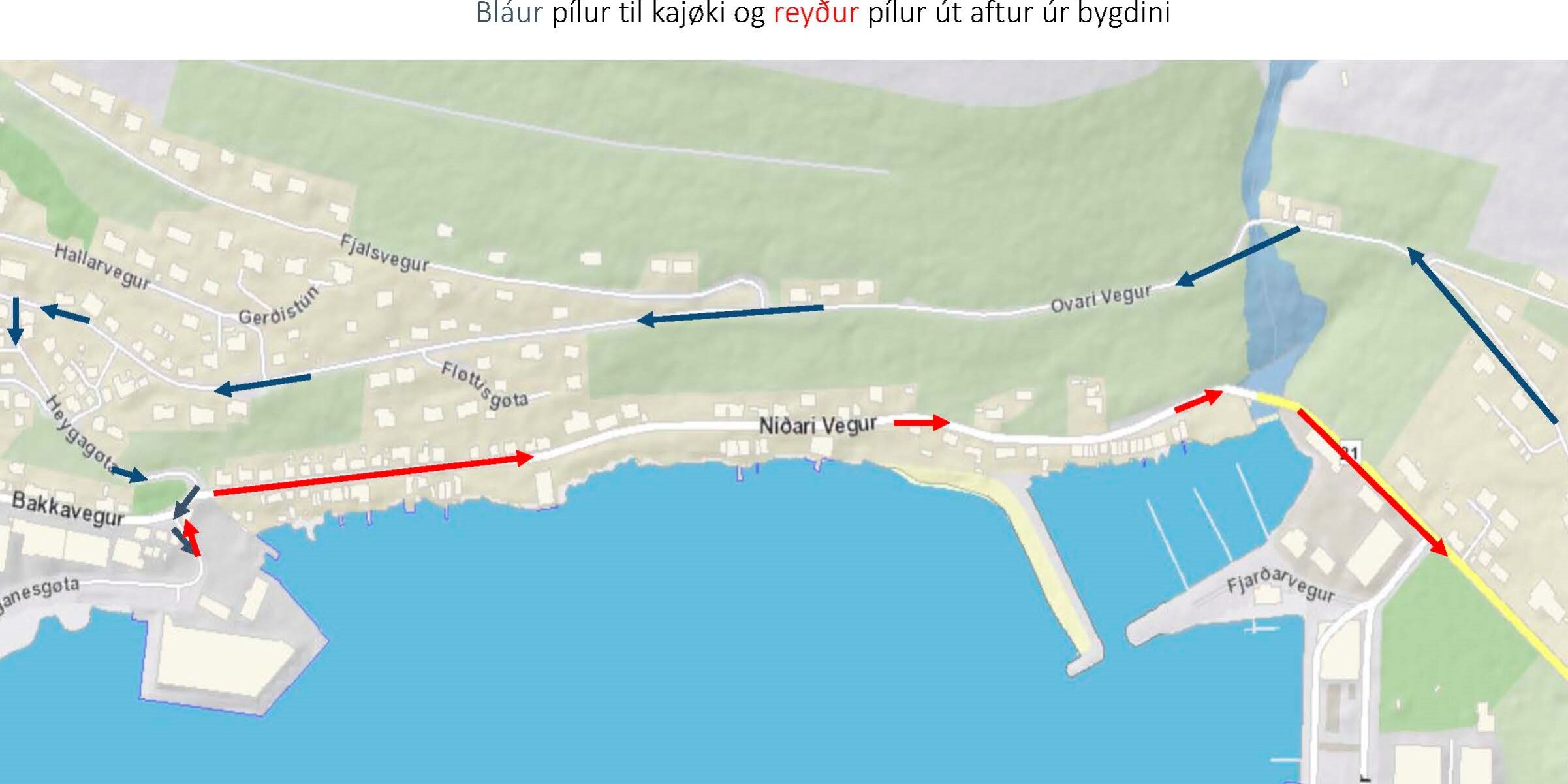 myndakort koyrileið 2022