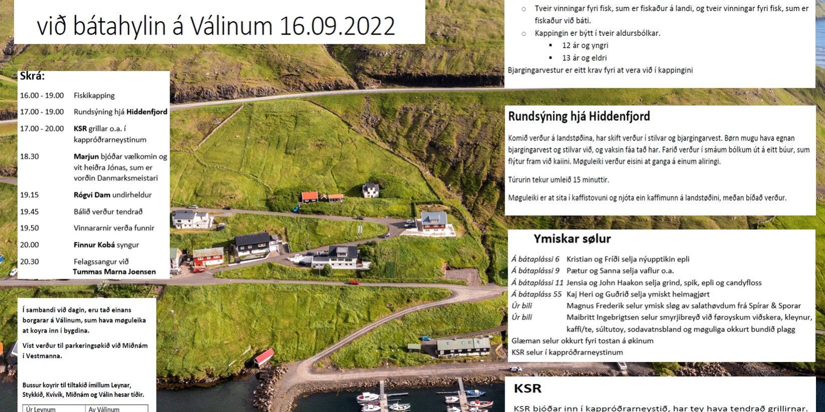 Síðsummarhugni á Válinum